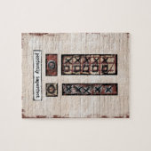 Perfekt unvollkommenes JIgsaw Puzzle - braun Abstr (Horizontal)