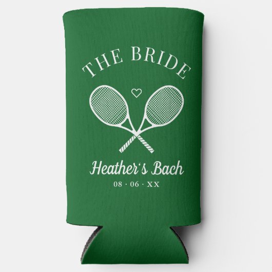 Perfekt zum letzten Swing Tennis Bachelorette Selters Dosenkühler (Vorderseite)