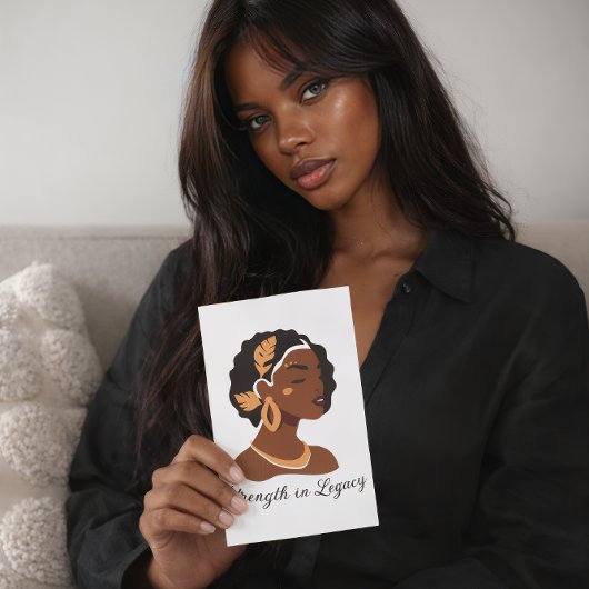 Perfekt zur Feier des Black History Month 2026 Einladung