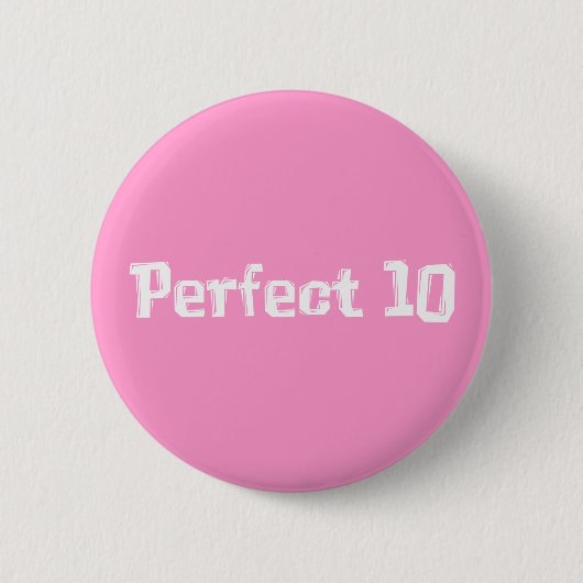 perfekte 10 Geschenke Button (Vorderseite)