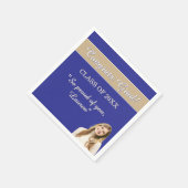 Perfekte Abschluss Gratulation Serviette (Ecke)
