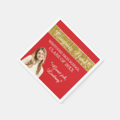 Perfekte Abschluss Gratulation  Serviette (Ecke)