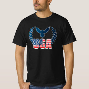 Perfekte amerikanische Flagge Adler Kunst - USA-Fl T-Shirt
