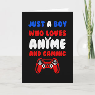 Perfekte Anime- und Videospiele Nur ein Junge, d Karte