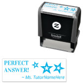 "PERFEKTE ANTWORT!" Erzieherin Rubber Briefmarke Permastempel (Beispiel)
