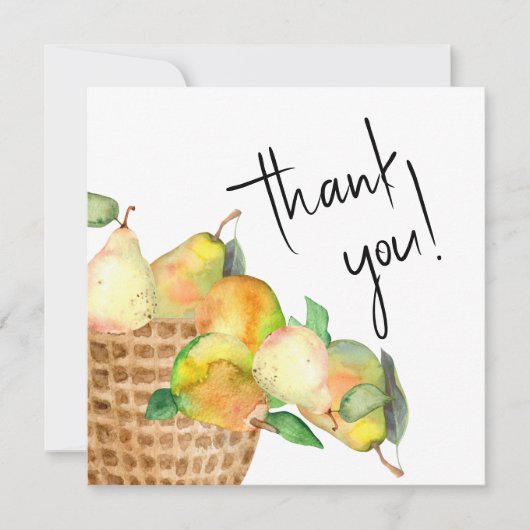 Perfekte Birne - Bridal/Paare Dankeschön Karte (Vorderseite)