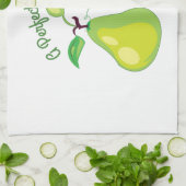 Perfekte Birne Geschirrtuch (Gefaltet)