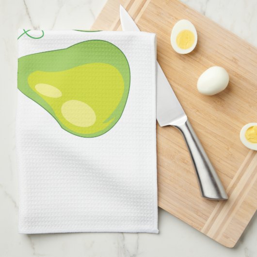 Perfekte Birne Geschirrtuch (Viertel Falte)
