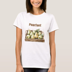 Perfekte Birne grünes Obst T-Shirt