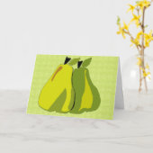 Perfekte Birne Karte (Gelbe Blume)