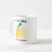 Perfekte Birnen-Idee Tasse (Vorderseite Links)