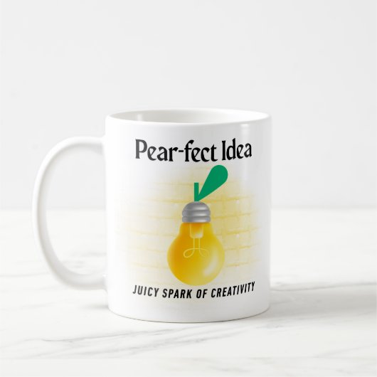 Perfekte Birnen-Idee Tasse (Links)