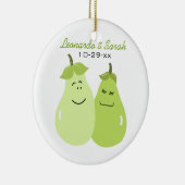 Perfekte Birnen-Paar-Kreis-Gewohnheits-Verzierung Keramik Ornament (Rechts)