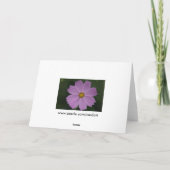 perfekte Blume Karte (Rückseite)