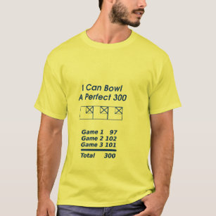 Perfekte Bowlings-Kerbe T-Shirt