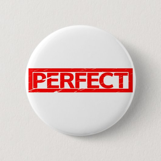 Perfekte Briefmarke Button (Vorderseite)