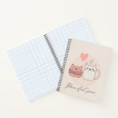 Perfekte Cat-Leckereien Notizblock (Innenseite)