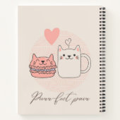 Perfekte Cat-Leckereien Notizblock (Rückseite)