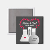 Perfekte Chemie Save the Date Magnet (Vorderseite/Rückseite)