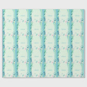 Perfekte, Coole Blumen Geschenkpapier (Flach)