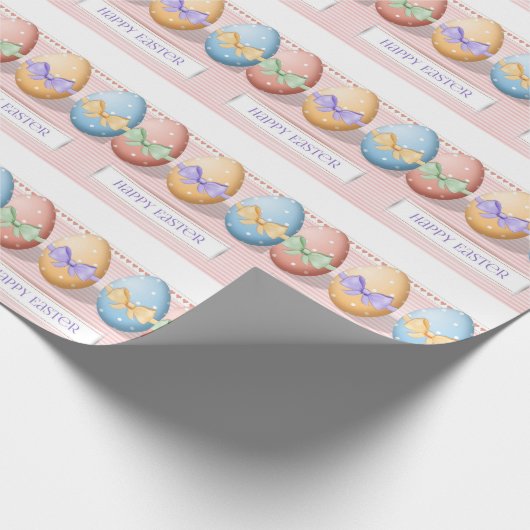 Perfekte, Coole Osterfeier, Eier Geschenkpapier (Ecke)