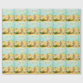 Perfekte, Coole Osterfeier Vintag Geschenkpapier (Flach)