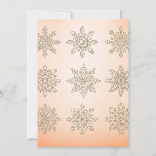 Perfekte, Coole Weihnachtsfeier Einladung (Rückseite)