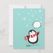 Perfekte, Coole Weihnachtskarte Feiertagskarte (Rückseite)