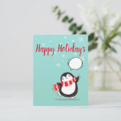 Perfekte, Coole Weihnachtskarte Feiertagskarte (Stehend Vorderseite)