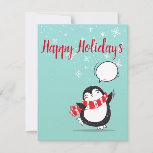 Perfekte, Coole Weihnachtskarte Feiertagskarte (Vorderseite)