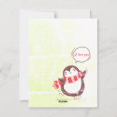 Perfekte, Coole Weihnachtskarte Feiertagskarte (Rückseite)