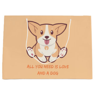 Perfekte Designs für Hunde-Liebhaber und Haustier- Große Geschenktüte