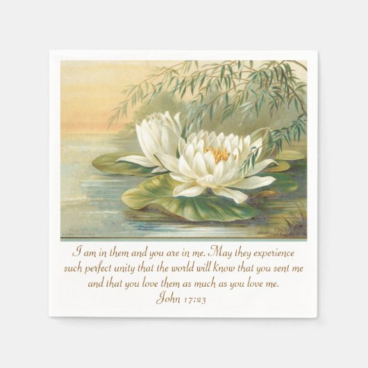 Perfekte Einheit Serviette (Vorderseite)