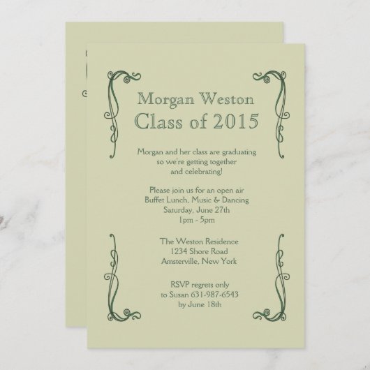 Perfekte Einladung (Vorne/Hinten)