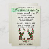 Perfekte, elegante Weihnachtsfeiertage an der Kakt Einladung (Vorne/Hinten)
