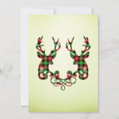 Perfekte, elegante Weihnachtsfeiertage mit Schokor Einladung (Rückseite)