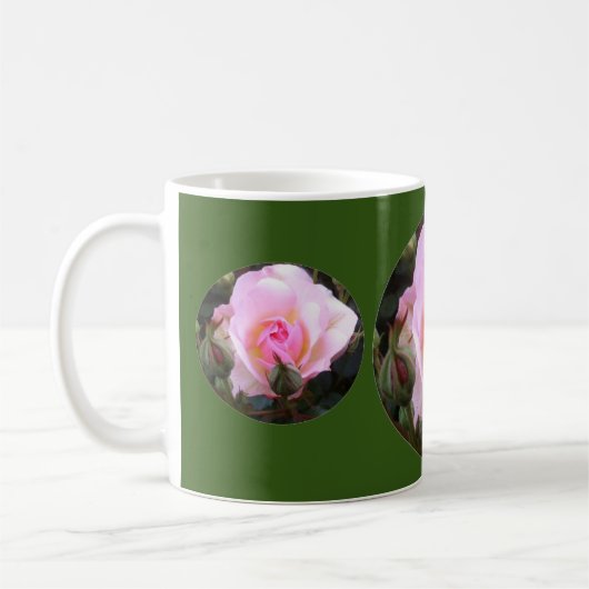 Perfekte englische Rose Kaffeetasse (Links)
