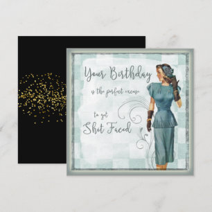 Perfekte Entschuldigung zum Geburtstag (besondere Karte