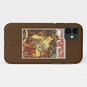 Perfekte Fahrräder mit Frau Werbeplakat Case-Mate iPhone Hülle (Rückseite (Horizontal))
