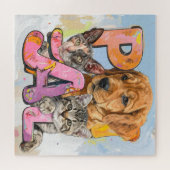 Perfekte Freunde für Ihr Kleinkind und darüber hin Puzzle (Horizontal)