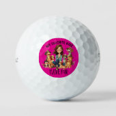 Perfekte Golfgeschenke für die besonderen Damen Golfball (Vorderseite)
