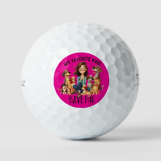 Perfekte Golfgeschenke für die besonderen Damen Golfball (Vorderseite)