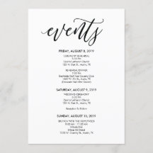 Perfekte Hochzeits-Zeitachse/Reisekarte