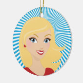 Perfekte Hostess - SRF Keramik Ornament (Links)