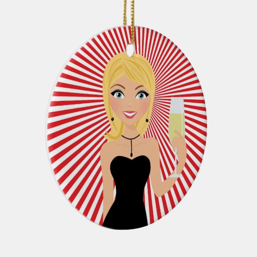 Perfekte Hostess - SRF Keramik Ornament (Rechts)