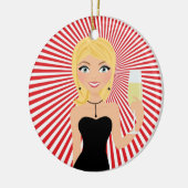 Perfekte Hostess - SRF Keramik Ornament (Links)