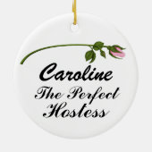Perfekte Hostess - SRF Keramik Ornament (Hinten)