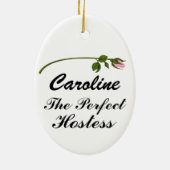 Perfekte Hostess - SRF Keramikornament (Hinten)