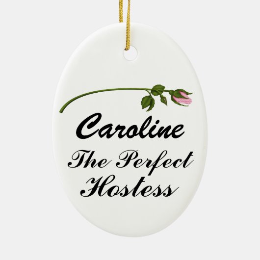Perfekte Hostess - SRF Keramikornament (Hinten)