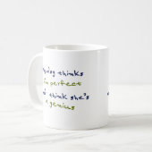 Perfekte Hunde-Tasse! Perfektes Geschenk! Kaffeetasse (Vorderseite Links)